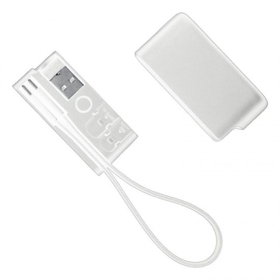Кабель зарядный выдвижной USB Ultra Link  60W 3-в-1 на Lightning, Micro-USB, Type-C «U50» 2,4 A, Quick Charge в пластиковом футляре, белый
