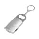 Брелок-открывашка с фонариком и рулеткой, 1 м, Tools Opener, серебристый