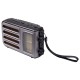 Ретро радио Heritage Melody,  Bluetooth, AM/FM/SW, LED-подсветкой, USB, TF и MP3-плеером, цвет серебристый