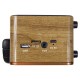 Ретро радио в стиле радиолы, диапазон частот  AM FM SW, USB, Bluetooth, Heritage Timeless, цвет светло-коричневый