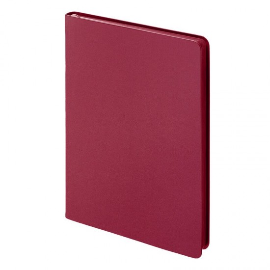 Ежедневник Flexy Velours de soie  А5, бордовый, недатированный, в гибкой обложке