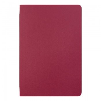 Ежедневник Flexy Velours de soie  А5, бордовый, недатированный, в гибкой обложке