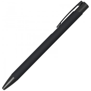 Ручка шариковая Legend Soft Touch Monochrome Requis, черная