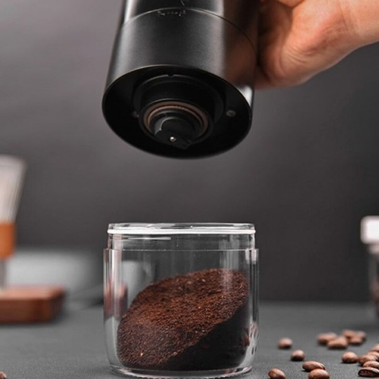 Кофемолка Circle Joy Electric Coffee Grinder, на аккумуляторе, type-c, черная