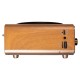 Ретро радио в стиле радиолы, Heritage Nostalgia, диапазон частот  AM FM SW, с USB порт,  Bluetooth, цвет светло-коричневый