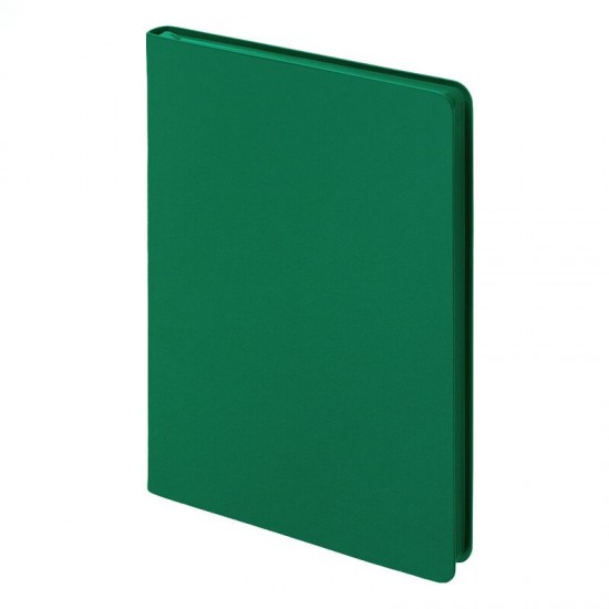 Ежедневник Flexy Velours de soie  А5, зеленый, недатированный, в гибкой обложке