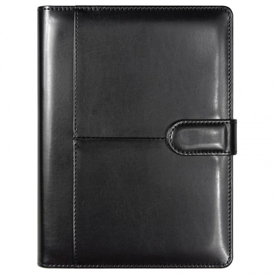 Ежедневник в суперобложке Country Business Pristine A5+, черный, недатированный, с магнитным клапаном, в твердой обложке c поролоном, в подарочной коробке