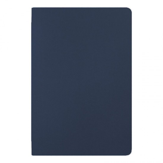 Ежедневник Flexy Velours de Soie Color А5, темно-синий с фольгированным черным срезом, недатированный, в гибкой обложке
