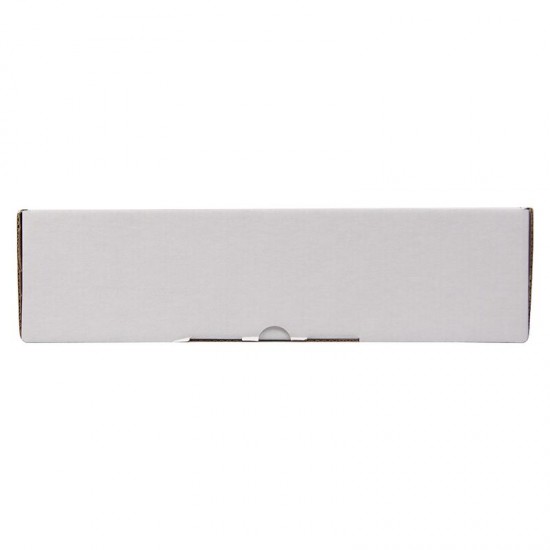 Коробка крафтовая белая с окошком, размер 30*30*8 см, самосборная