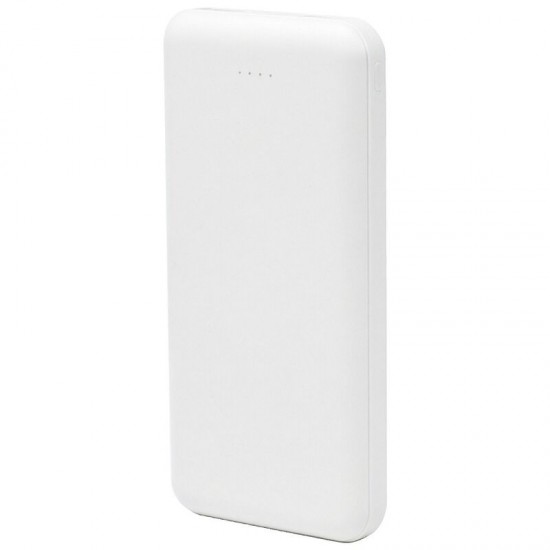 Внешний аккумулятор (powerbank) «Amper», 10 000 mAH, 5V 2.0 A, белый