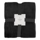 Плед мягкий флисовый Super Soft  Comfort Travel, 125*170 см, черный