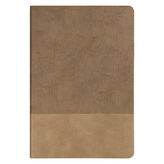Ежедневник Flexy Sagrada Velvet Blueprint A5, коричневый, недатированный, в гибкой обложке