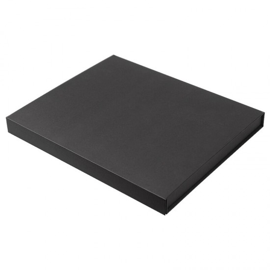 Коробка подарочная Solution Prestige Yota Fabrique, размер 31,1*26,3*3,7 см,  с магнитным клапаном, под индивидуальную вырубку,  с черным ложементом, черная