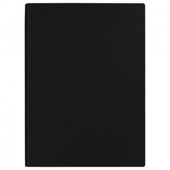 Ежедневник Flexy Foggia Folio B5, черный, недатированный, в гибкой обложке в подарочной коробке