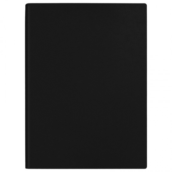 Ежедневник Flexy Foggia Folio B5, черный, недатированный, в гибкой обложке в подарочной коробке