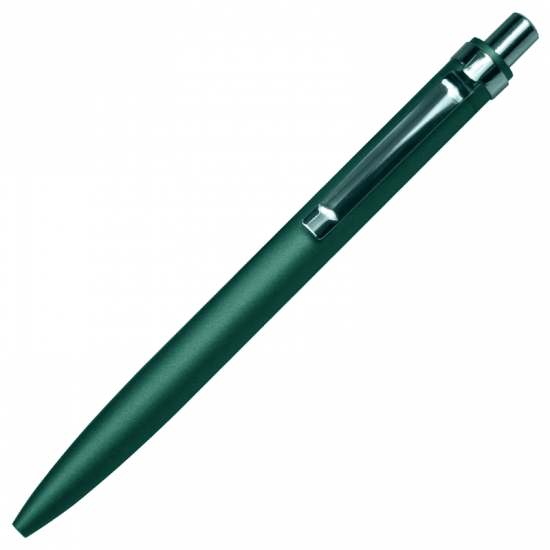 Ручка шариковая Shine Ray Soft touch алюминиевая, зеленая