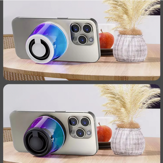 Колонка беспроводная MyTone Light  Magnet Sound, со светомузыкой, черная