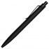 Ручка шариковая Shine Ray Soft touch алюминиевая, черная