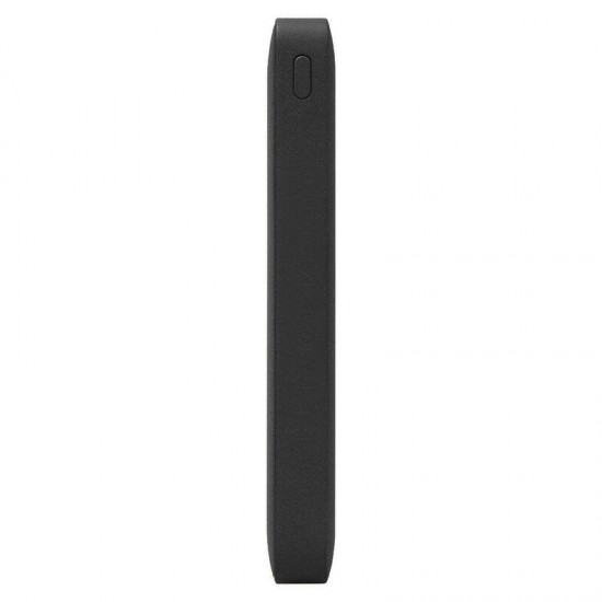 Внешний аккумулятор (powerbank) «WeCharge Velvet», 10 000 mAH, 5V -2A , c цифровым дисплеем для контроля заряда, черный