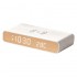 Зарядное устройство Aura Clock с часами, термометром, календарем, белое