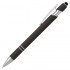 Ручка шариковая, Star Soft Touch Shiny Silver Requis, черная