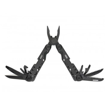 Мультитул Stinger, 105x40 мм, 13 функций, сталь, чёрный, в комплекте нейлоновый чехол