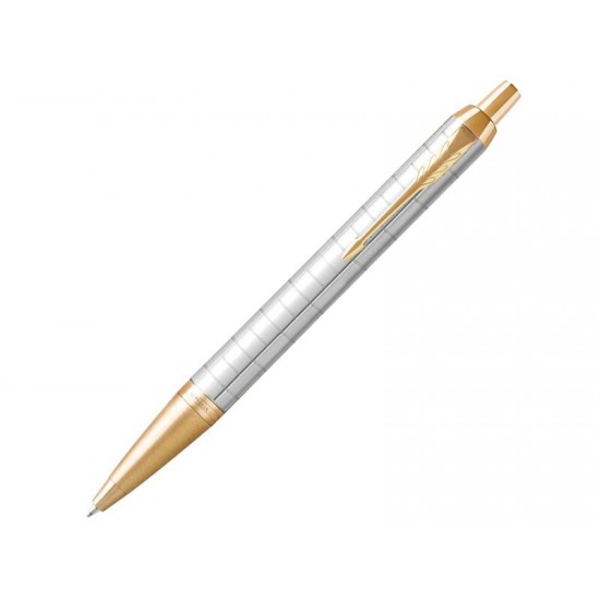 Шариковая ручка Parker IM Premium K318  Pearl GT, стержень: M, цвет чернил: blue, в подарочной упаковке.