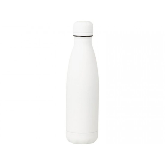 Вакуумная термобутылка Vacuum bottle C1, soft touch, 500 мл, белый