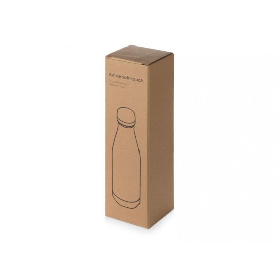 Термобутылка Актив Soft Touch, 500мл, белый