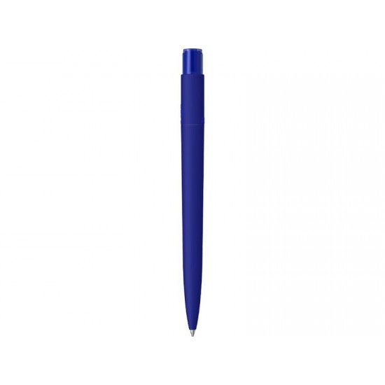 Шариковая ручка RECYCLED PET PEN PRO K transparent GUM soft-touch, синий