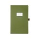 Ежедневник недатированный А5 Verde с нашивкой, зеленый