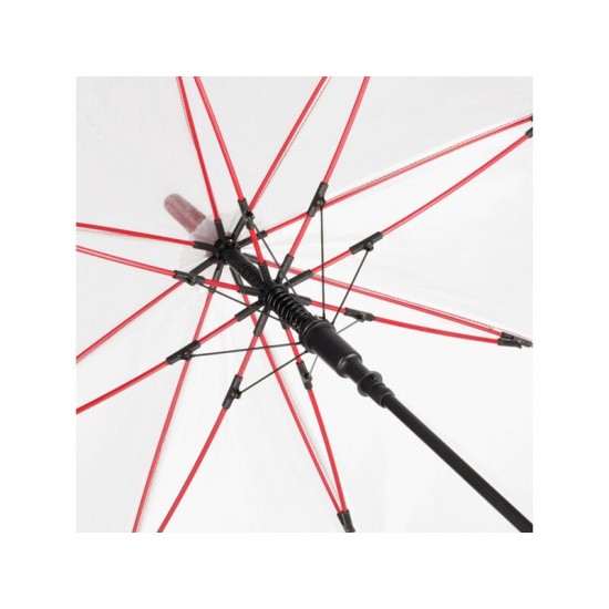 Зонт 7112 AC regular umbrella FARE® Pure  transparent-red