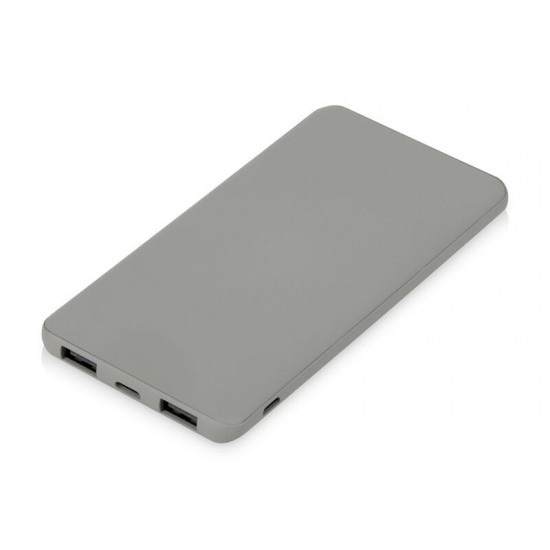 Подарочный набор с бутылкой для воды и повербанком С1, 5000 mAh, серый