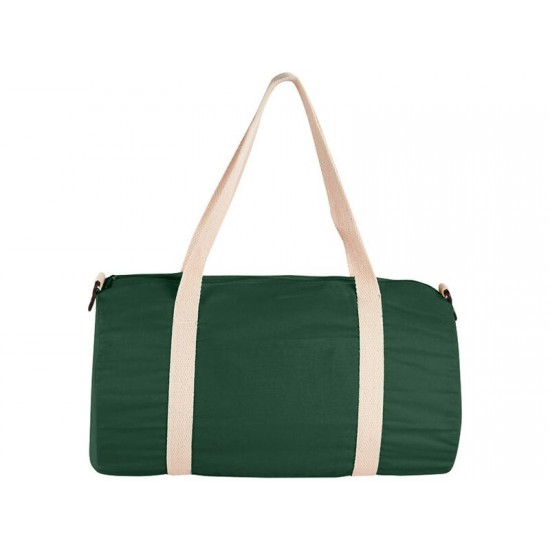 Хлопковая сумка Barrel Duffel, зеленый/бежевый