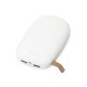 Универсальное зарядное устройство power bank в форме камня. 10400MAH. white