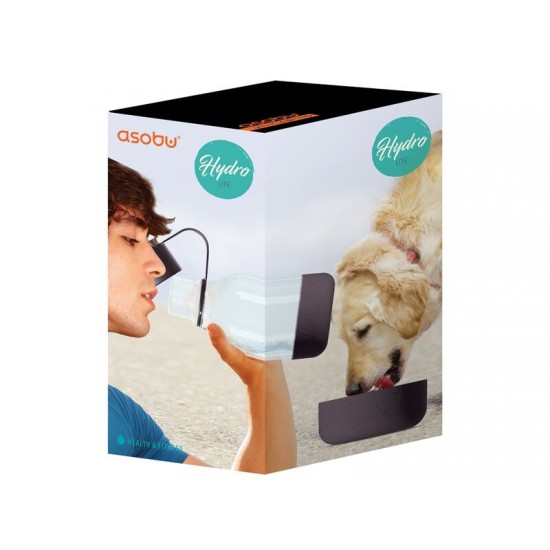 Бутылка для воды DOG BOWL, 1500 мл, черный