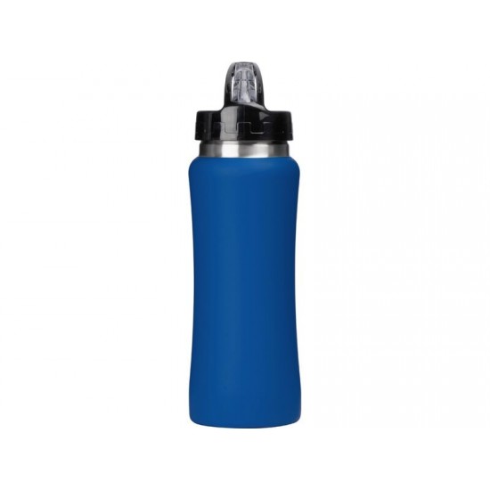Бутылка для воды Bottle C1, сталь, soft touch, 600 мл, синий