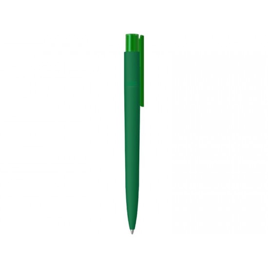 Шариковая ручка RECYCLED PET PEN PRO K transparent GUM soft-touch, зеленый