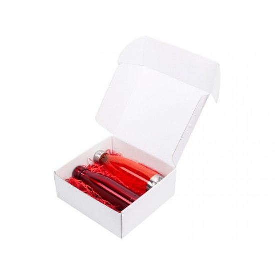 Подарочный набор из термобутылки и бутылки Bottle set, красный