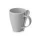 Пшеничная кружка Nina с ложкой, 300ml, серый Cool grey 7C