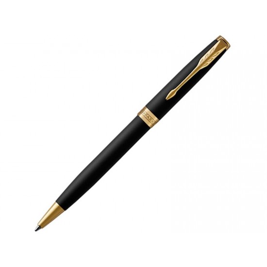 Ручка шариковая Parker Sonnet Core Matte Black GT, черный/золотистый