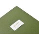 Ежедневник недатированный А5 Verde с нашивкой, зеленый