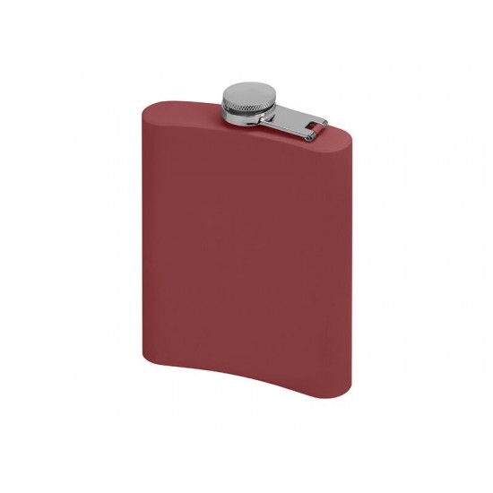 Фляжка 240 мл Remarque soft touch, 304 сталь, бургунди