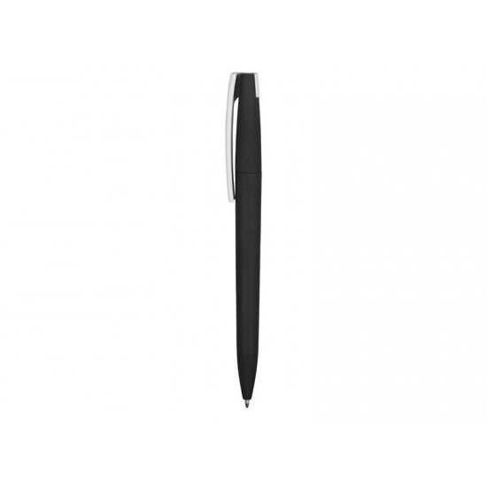 Ручка пластиковая soft-touch шариковая Zorro, черный/белый