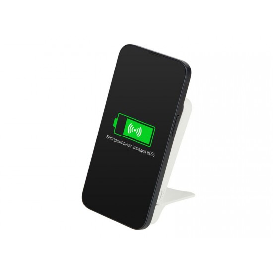 Внешний магнитный аккумулятор MagnIQ, белый, 5000 mAh