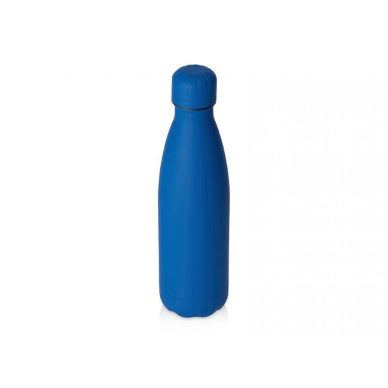 Вакуумная термобутылка Vacuum bottle C1, soft touch, 500 мл, синий классический