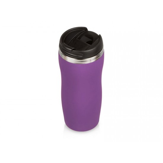 Термокружка Double wall mug C1, soft touch, 350 мл, фиолетовый