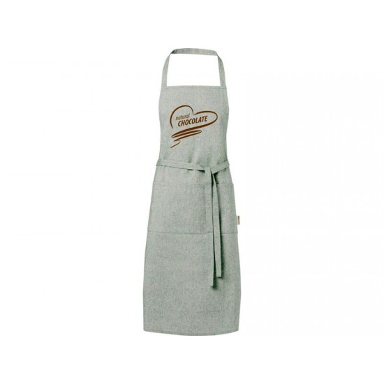 Pheebs 200 g/m² recycled cotton apron, зеленый яркий