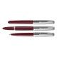 Перьевая ручка Parker 51 CORE BURGUNDY CT, перо: F, цвет чернил: black, в подарочной упаковке.