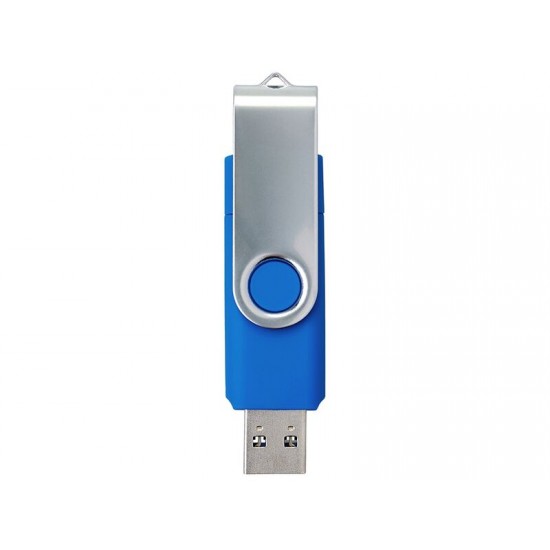 USB3.0/USB Type-C флешка на 16 Гб Квебек C, синий